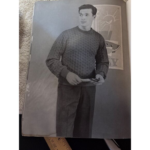 Bernat Knitting Pattern Book Knits By Mirsa Of Italy Book #65 1960s Vintage - Picture 10 of 14